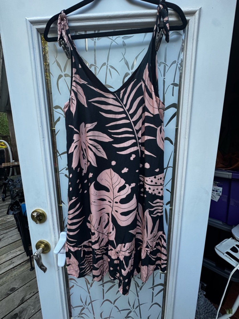 Malai tropical v neck dress